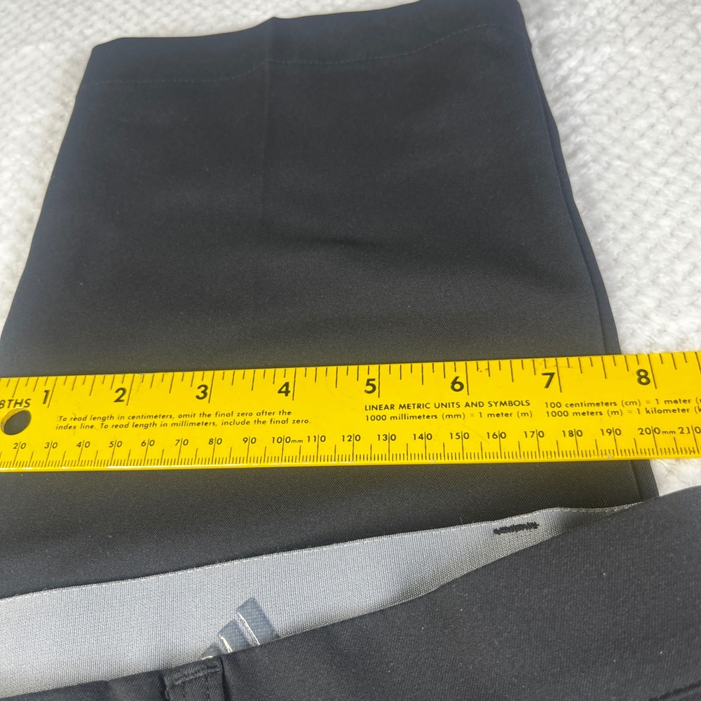 Adidas Mens Golf Pants Black Flat Front Recycled Polyester 36x32 - Picture 4 of 8